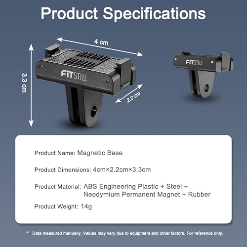 FiTSTILL Magnetic Quick Release Adapter for DJI OSMO Nano/OSMO Action 6 - size: DJI OSMO nano&Action 6