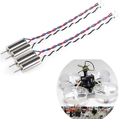 Crazepony 4pcs 6x15mm Motor (Speed: Insane) 19000KV for Blade Inductrix Tiny Whoop Micro JST 1.25 Plug - size: Small