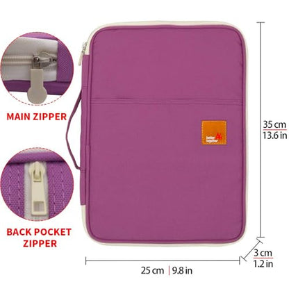 mygreen Universal Travel Gear Organizer/Electronics Accessories Bag/Document File Bag - color: Purple