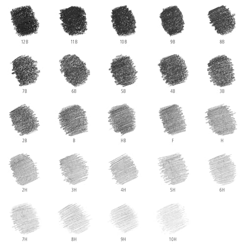 STAEDTLER Mars Lumograph 2B Graphite Art Drawing Pencil, 6 Pencils - size: 6 Count (Pack of 1)