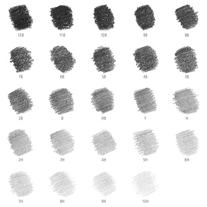 STAEDTLER Mars Lumograph 2B Graphite Art Drawing Pencil, 6 Pencils - size: 6 Count (Pack of 1)