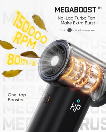 Fanttik B11 Pro Max Electric Air Duster with Powerbank Function (Black) - color: Black