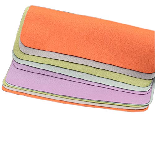 Microfiber Cleaning Cloths for Eyeglasses, Sunglass Wipes, Jewelry Cleaner, Watches, Camera, Eye Glasses, Keyboard, Photo Cleaning Polishing Cloth,Keyboard Cleaning Cloth (6.8x5.7 Inch, 10 Pieces) - size: 6.8x5.7 Inch (Pack of 10)