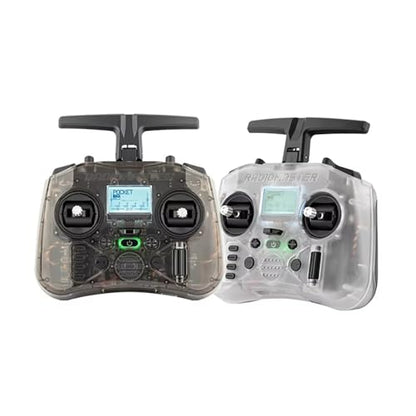 SPARKHOBBY RadioMaster Pocket Remote Control Left 2.4GHz ELRS FCC with Hall Gimbal Transmitter for RC Fixed-Wing Boat Drones (2.4G White Left JR) - style: 2.4G White Left JR