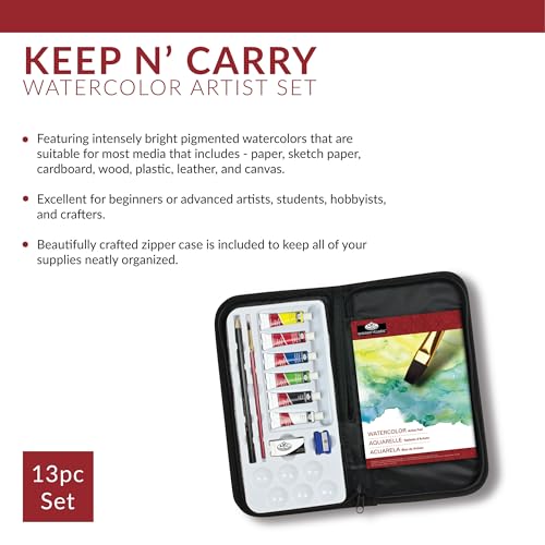 Kc Watercolor Paint Set Keep & Carry - size: 1 Count (Pack of 1), style: Watercolor Paint