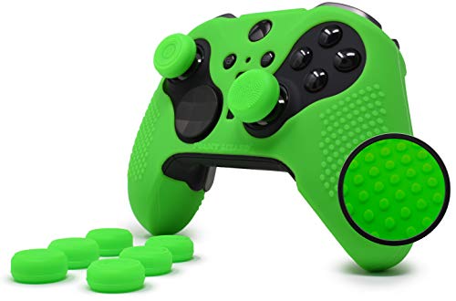 Silicone Controller Skin for Xbox One Elite Series 2, Green - color: Green