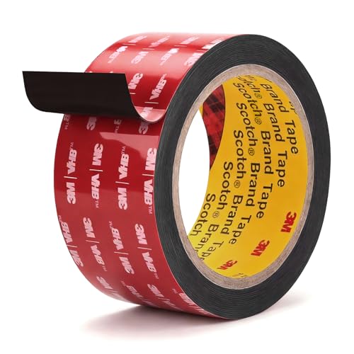3M 5925 Double Sided Tape, 2 in x 16.4 ft Heavy Duty Foam Tape - size: 2" ×16.4ft
