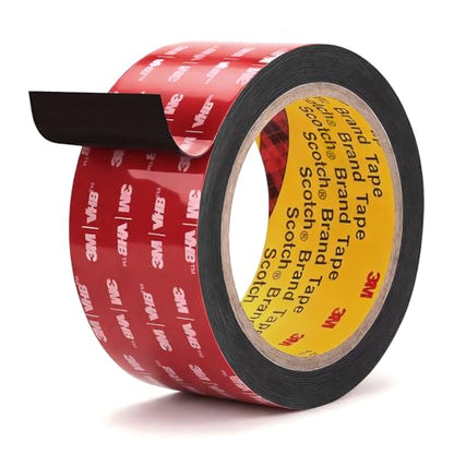 3M 5925 Double Sided Tape, 2 in x 16.4 ft Heavy Duty Foam Tape - size: 2" ×16.4ft