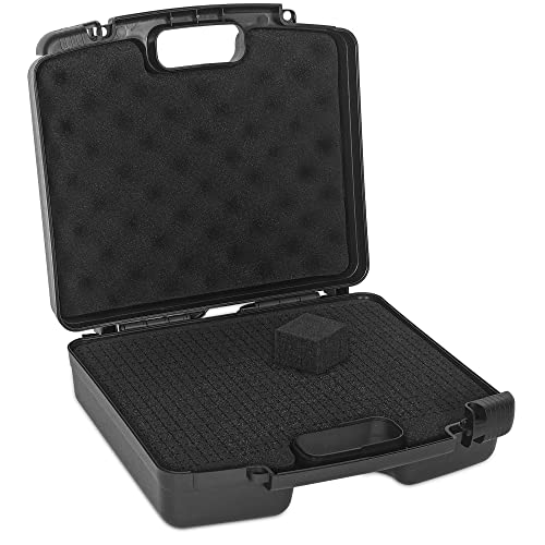 Portable Hard Case 12.2" x 9.85" x 3.77" with Customizable Diced Foam - size: 12"