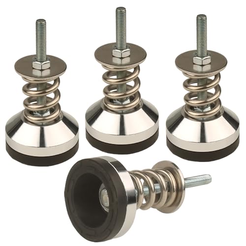 Split Type Heavy-Duty Spring Isolator,1350 lb Capacity,M8 Thread,4 Pack - size: D60-M8-H80