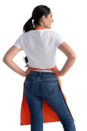 Chef Works Unisex Butcher Apron, Tangerine, One Size - color: Tangerine
