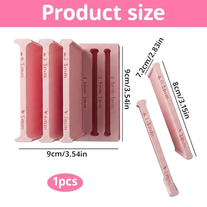 Polymer Clay Thickness String Roller Tool, Professional Polymer Clay Roller with Precise Thickness Control, Pottery Teaching Rolling Mud Stick Guide Tools for DIY Crafts and Jewelry Making