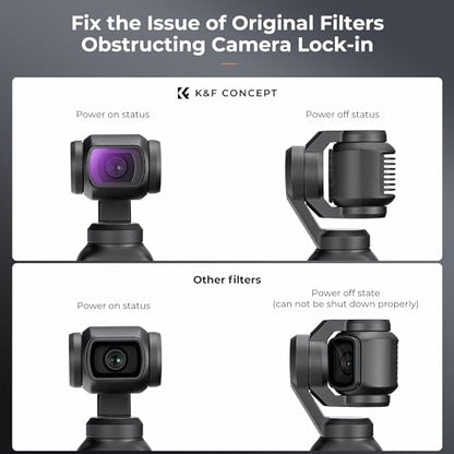 K&F CONCEPT Magnetic ND4+ND8+ND16+ND32 Filter Kit - style: Fixed ND4+ND8+ND16+ND32