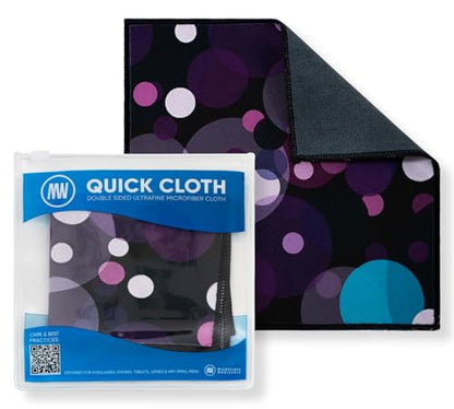 Microfiber Wholesale Quick Cloth Glasses Cleaning Cloths – 8x8 Bubbles - color: Bubbles, size: 8"x8"