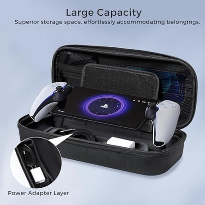 CoBak Hard Carrying Shell Case for PlayStation Portal Remote Player - color: Black