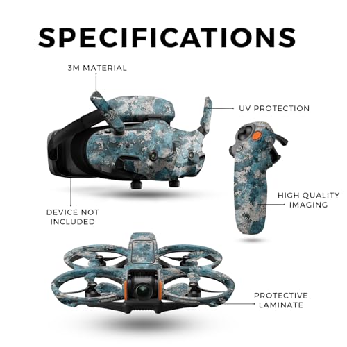 Drone Skin Compatible with DJI Avata 2 Bundle (2024) - Rift - Premium 3M Vinyl Protective Wrap Decal Cover - Easy to Apply | Crafted in The USA by MightySkins