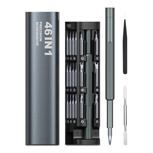 ORIA 46 in 1 Precision Screwdriver Set, 42 S2 Bits, Magnetic Tips & Storage