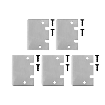 5pcs Professional 3D Print Scraper Blades, Stainless Steel Cleaning Plate Scraper Blades Sharp with 10 Screws Practical Metal 3D Print Tools Accessories Compatible with Bambu Lab X1/P1 Printer Series