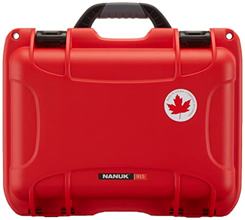 Nanuk 915 Waterproof Hard Case with Foam Insert for DJI Air 2S Fly More Combo - Red