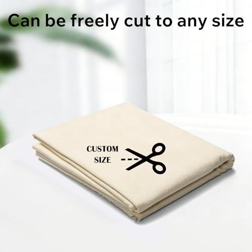 Pottery Tablecloth-Heavy Duty Linen Cotton Blend, 62x39 Inches - color: Pottery Tablecloth-1pc