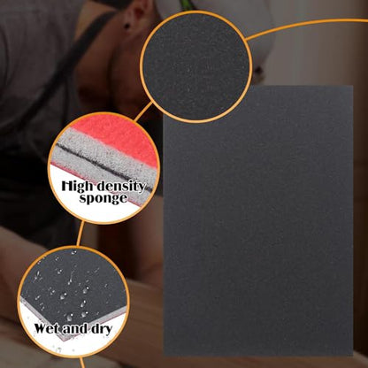 240 Grit Sanding Sponge, Wet Dry Sanding Block, 20 Pcs - size: 240 Grit