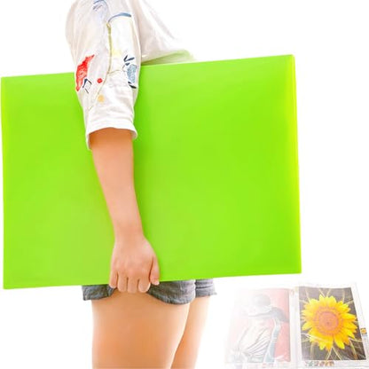Diamond Art Portfolio Book 22"×16" (55cm×40cm), 30sleeves, A2, Green - color: Green
