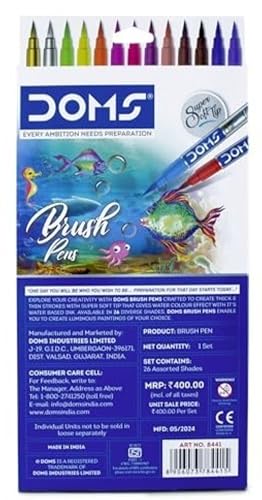 Doms Brush Pens (26 Shades)