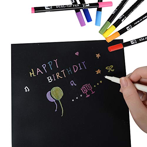 CONDA Black Canvases for Painting 11x14 inch, Pack of 14,100% Cotton Acid-Free, Canvas Panels, 8 oz Gesso-Primed, Art Boards for Oil & Acrylic Painting - size: 11"x14"