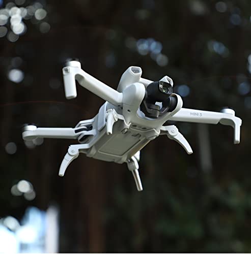 Landing Gear For DJI Mini 3, Drone Spider Leg Foldable Extension Kit Quick Release Height Extender Holder (Grey) - color: Grey