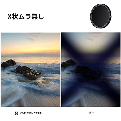 K&F CONCEPT 43mm Variable ND2-32 & Polarizing Effect 2-in-1 Lens Filter - size: 43mm