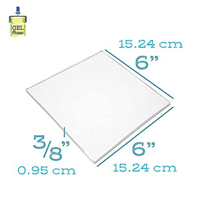 Gel Press Gelli Printing Plates - (Size: 6" X 6") - 10800-12PACK - size: 6"x 6"