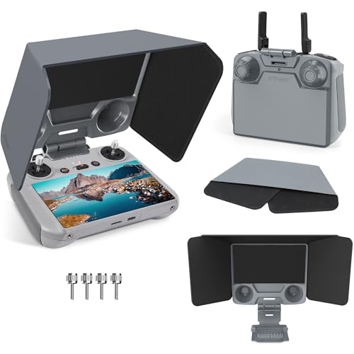 FPVtosky RC 2 Controller Sun Hood Cover for DJI Mini 4 Pro, DJI RC 2 Joysticks Protector for DJI Ari 3 Accessories, Dji Mini 4 Pro Drone Controller Screen Protection, DJI Mini 4 Pro Accessories - style: Standard