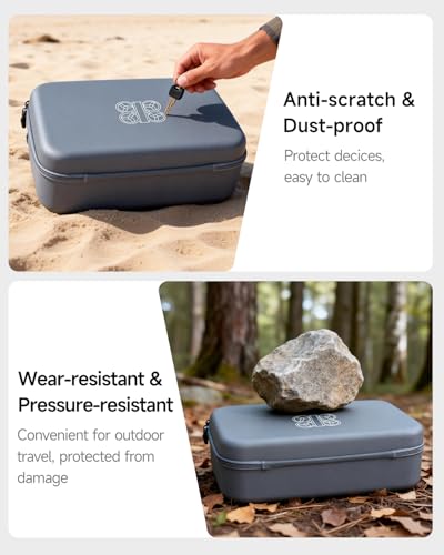 LKTOP Carrying Case for DJI Neo 2 Fly More Combo, Portable PU Leather Shoulder Bag, Waterproof Storage Bag with Adjustable Strap for DJI Neo2 Drone, RC-N3/N2 Remote Controller, Battery, Charging Hub
