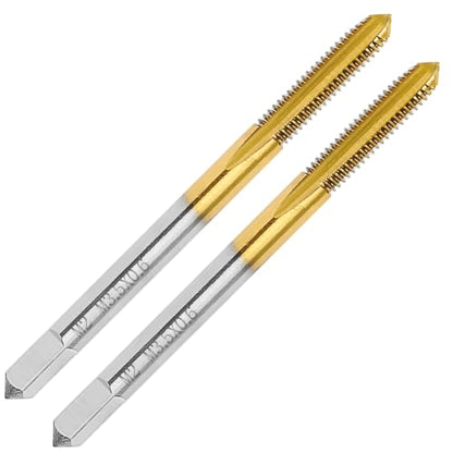 2Pcs M3.5 X 0.6 Thread Tap for Metal,M3.5 X 0.6 M2 HSS Thread Milling Tap - size: M3.5x0.6 - 2Pcs