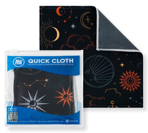 Microfiber Wholesale Quick Cloth Glasses Cleaning Cloths 8x8 Astrology - color: Astrology, size: 8"x8"