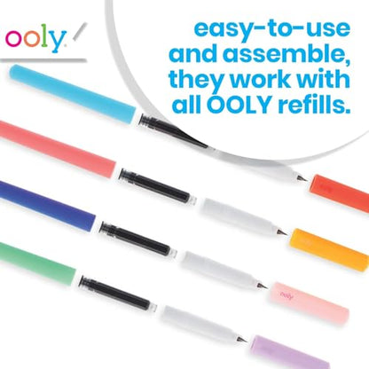 Ooly Fab Fountain Pens, Pack of 4, Black Ink - style: Black Pens (4 Pens)