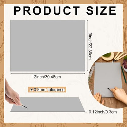 Yeaqee 2 Pcs 9 x 12 Inch Linoleum Blocks for Printmaking, Gray - color: Gray, size: 9 x 12 Inch