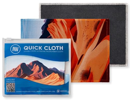 Microfiber Wholesale Quick Cloth Glasses Cleaning Cloths 5x7 Desert 2-Pack - color: Desert, size: 5"x7"