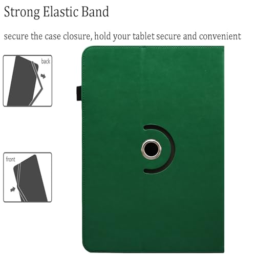 Universal 10 10.1 11 Inch Android Tablet Case Cover for 9.6-11 Inch Tablet - color: Emerald Green