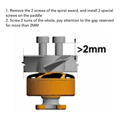 Drone Propeller Remove Wrench Tool - Aluminum Alloy Drone Propeller Removal Tool, Quick Relase Wrench Tool Propeller Remover, for RC FPV Drone