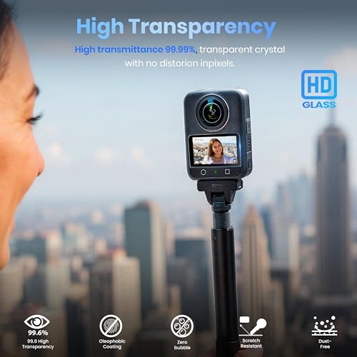 STARTRC PHOTO Lens Protector for DJI OSMO 360 Accessories, Lovely Silicone Lens Cap with Screen Protector Set