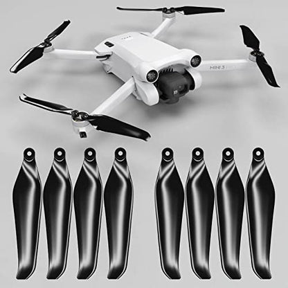 Master Airscrew Stealth Propellers for DJI Mini 3 Pro & Mini 4 Pro - Black, 4 propellers in Set - color: Black