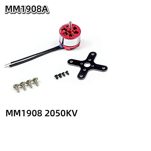 Brushless Motor C20 1908 2050KV 3.0mm RC Outrunner Motor Replacement Parts for RC Airplane Fixed Wing Multirotor FPV Racing Drone (MM1908A) - size: MM1908A