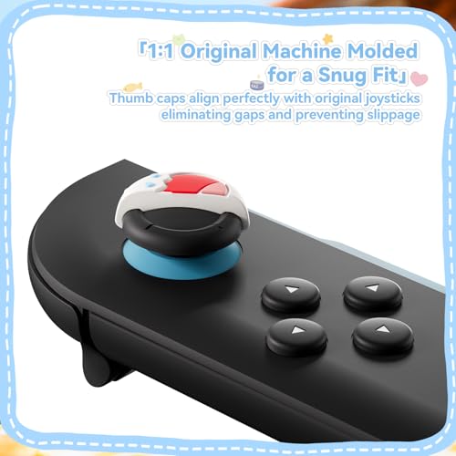 GeekShare Cute Silicone Joystick Caps Compatible with Switch 2 - Anti-Slip Thumb Grip Caps - Silicone Analog Cover Thumbstick Grips for Switch 2025 - BOBO Cat - color: BOBO Cat