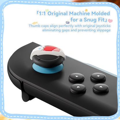 GeekShare Cute Silicone Joystick Caps Compatible with Switch 2 - Anti-Slip Thumb Grip Caps - Silicone Analog Cover Thumbstick Grips for Switch 2025 - BOBO Cat - color: BOBO Cat