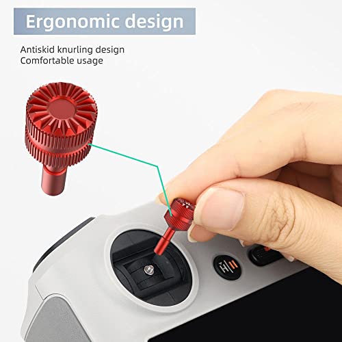 2 PCS/Set Mini 3 PRO Drone Remote Control Joystick Thumb Rocker Stick Protector Rod for DJI Mini3 PRO Controller Accessories (Red 1 Pair)