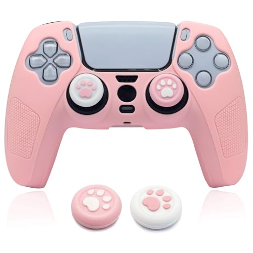 BRHE Skin for PS5 Controller Grip Cover Anti-Slip Silicone Protector