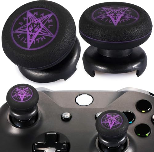 FPS Thumbstick Extender Rubber Silicone Grip Cover 2 Sets for Xbox Series X/S & Xbox One Controller(Demon Summon) - color: 2