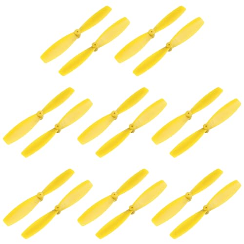 8 Pair Mini Propellers, 55mm 2-Vane, CW & CCW, Yellow - color: 8 Pair (Yellow)