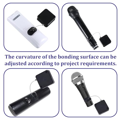 2Pcs Retractable Remote Control Safety Lock Tether, 6.56ft TV Remote Leash